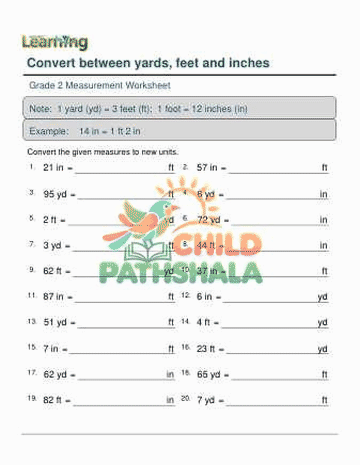 Convert Yards Feet Inches Hard — preview slideshow