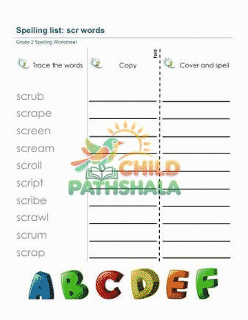 Live animated worksheet demonstration from Child Pathshala library