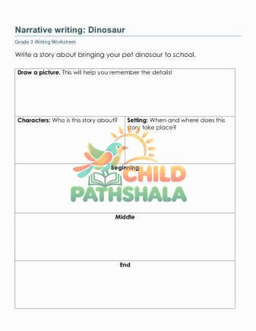 Live animated worksheet demonstration from Child Pathshala library