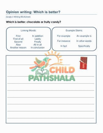 Live animated worksheet demonstration from Child Pathshala library