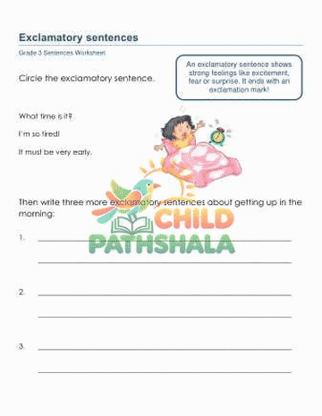 Live animated worksheet demonstration from Child Pathshala library