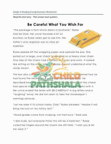 Story Be Careful What Wish For — preview slideshow