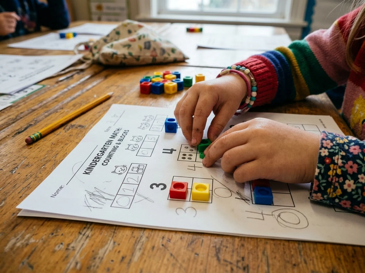 Active math counting & number worksheets