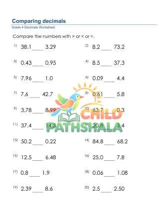Preview of Compare Decimals More