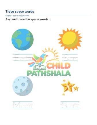Preview of Space Vocabulary C
