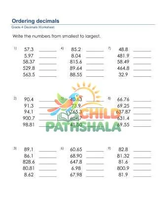 Preview of Order Decimals More