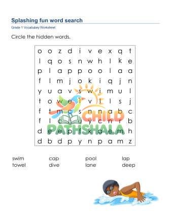 Preview of Splashing Fun Word Search Lowercase