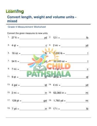 Convert Length Weight Volume Units D