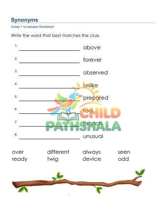 Preview of Synonyms