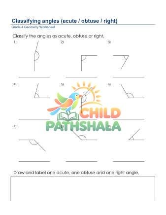 Geometry Classifying Angles B