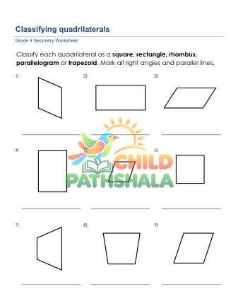 Geometry Classifying Quadrilaterals B