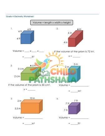 Geometry Rectangular Prism Volume A