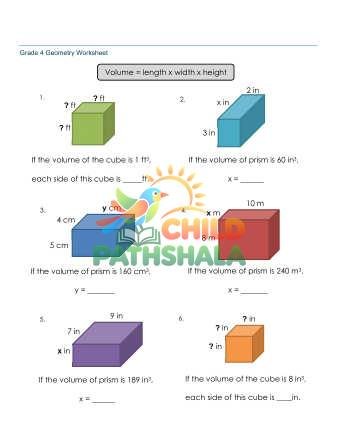 Geometry Rectangular Prism Volume B
