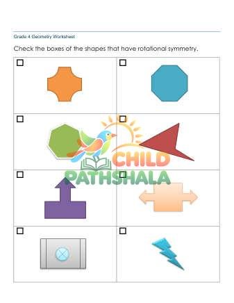 Preview of Geometry Rotational Symmetry A