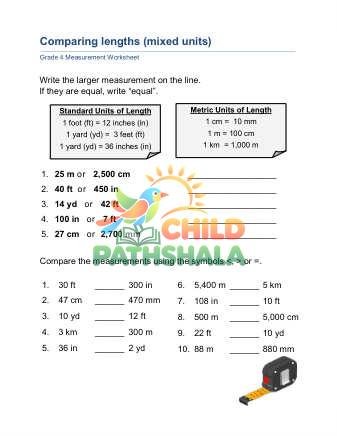 Compare Lengths F