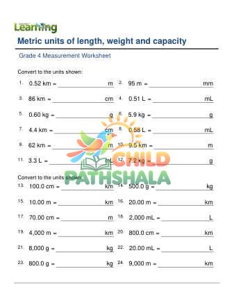 Preview of Convert Metric Units Length Weight Capacity F