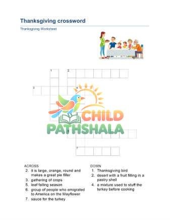Preview of Thanksgiving Crosswords A