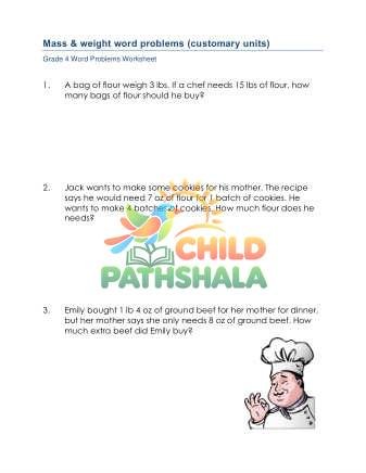 Mass Word Problems A