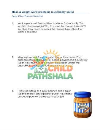 Mass Word Problems E