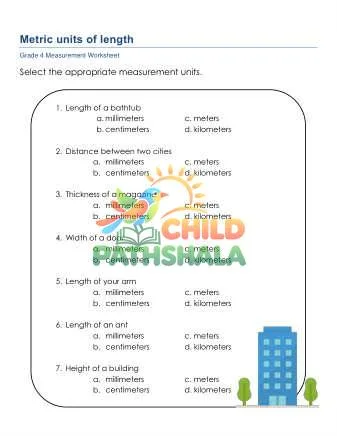 Preview of Measurement Units Of Length Metric