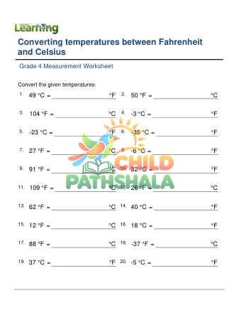 Temperature Converting Fahrenheit Celsius D