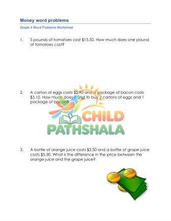 Money Word Problems C