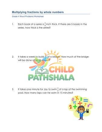 Word Problems Multiplying Fractions C