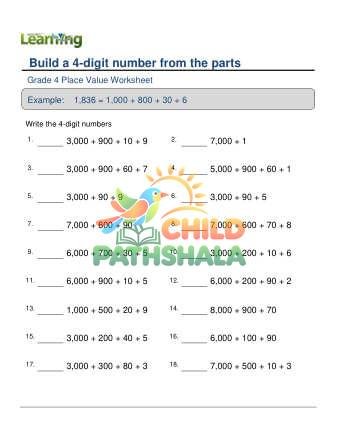 4 Digit Number From Parts C