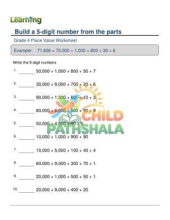 5 Digit Number From Parts B