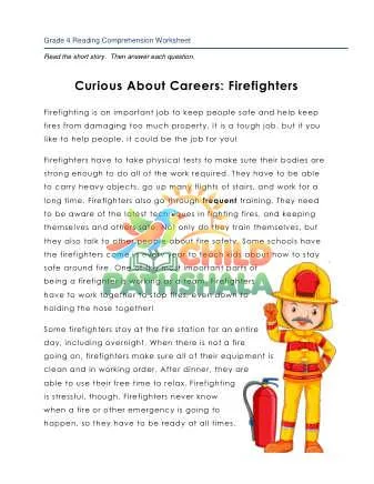 Preview of 4 Firefighters