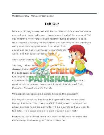 Preview of 4 Left Out