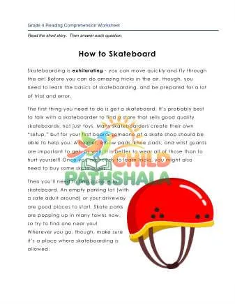 Preview of 4 Skateboarding