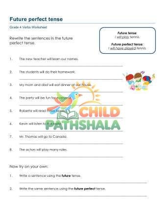 Future Perfect Tense B