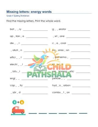 Preview of Missing Letters