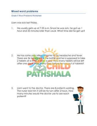 Preview of Mixed Word Problems A
