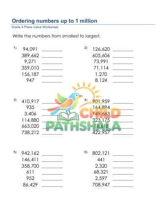 Preview of Ordering Numbers