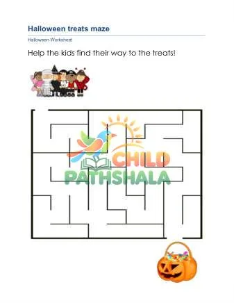 Preview of Halloween Mazes