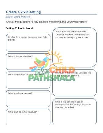 Setting Worksheet for Grade 4