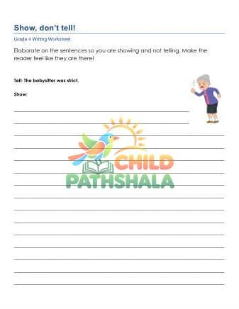 Preview of Show Do Not Tell