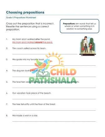 Preview of Selecting Prepositions