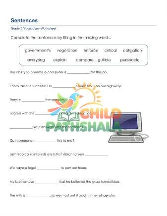 Preview of Sentences