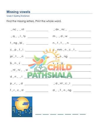 Preview of Missing Vowels 3