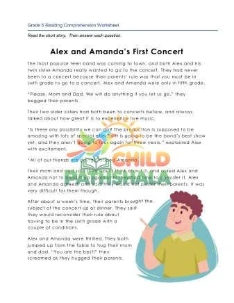 Preview of 5 Reading First Concert