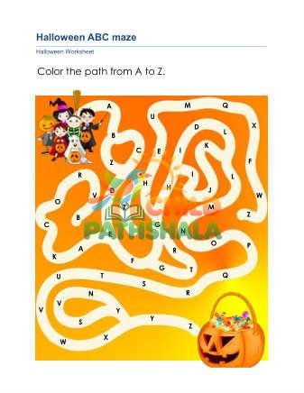 Preview of Halloween Mazes C