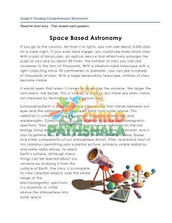 Preview of 5 Reading Space Based Astronomy