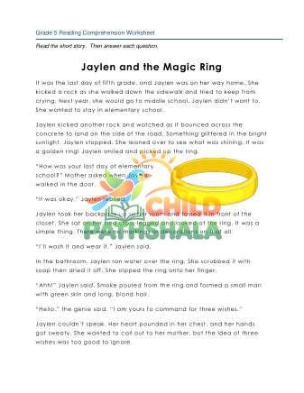 Preview of Story Jayden And The Magic Ring