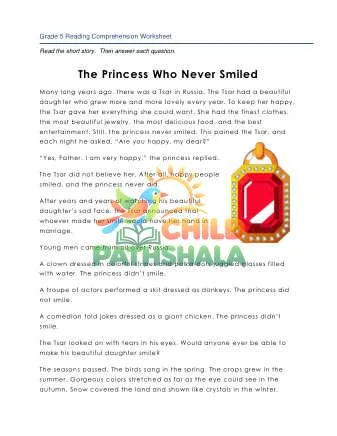Preview of Story The Princess Who Never Smiled