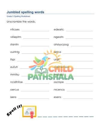 Preview of Jumbled Words 3