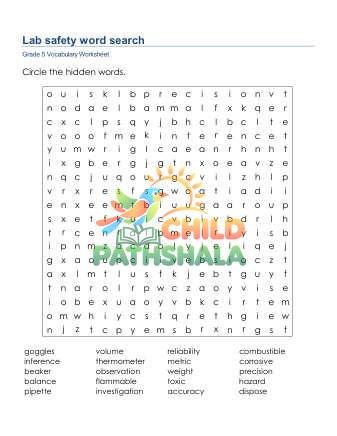Preview of Lab Safety Word Search