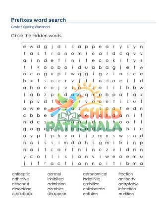 Preview of Word Search 5